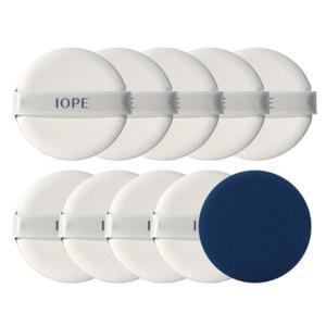 아이오페 에어쿠션 퍼프 10매 공기감 있는 퍼프로 결 표현이 살아나는 메이크업