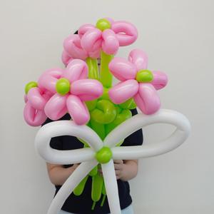 꽃다발 풍선 DIY 만들기 키트 졸업 생일 축하 파티용품 재료 (설명서 미동봉)