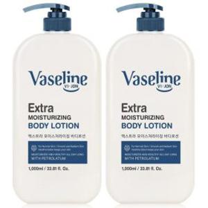 바세린 바디로션 1000ml 2개 고보습 바디크림