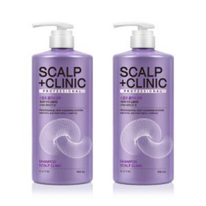 (두피케어)엘라스틴 스칼프클리닉 두피 딥클렌징 샴푸 950ml 2개