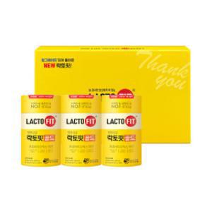 (12%결제할인)종근당건강 락토핏 골드 선물세트 100g 3개 + 쇼핑백