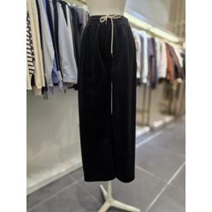 (신세계김해점)(IQ1WPT10)벨벳기모캐쥬얼와이드팬츠