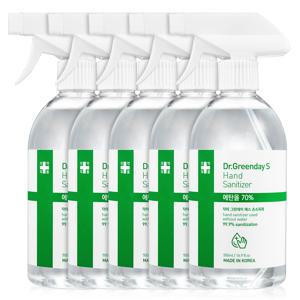대용량 뿌리는 손소독제 스프레이 손세정제 500ml 5개