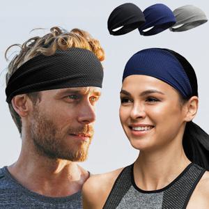 프리미엄 스포츠 헤어밴드 세안 밴드 머리띠 와이드형 쿨링 헤드밴드