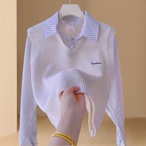 여성용 니트 가디건 봄가을신상 레이어드 스타일 캐주얼 상의