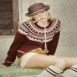 (현대백화점)후아유 여성 페어아일 가디건 WHCKF4V22F