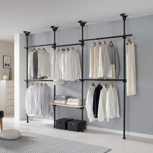 이지온 국민튼튼 드레스룸 행거 EOB-406M 6단 옷걸이 선반 행거