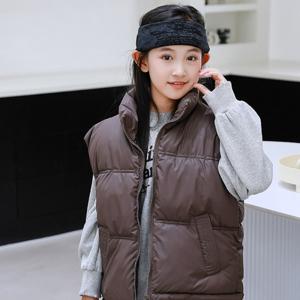 키즈 방한 도톰 패딩 조끼 유아 초등 아워 아동복