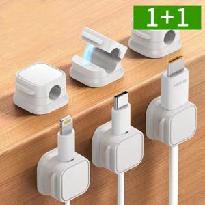 6P+6P 케이블 클립 선정리홀더 자석 고정 충전기 전선정리