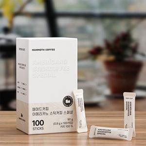 매머드 커피 아메리카노 스틱미니 스페셜 100T 1박스