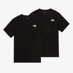 남성 더블업 EX 반팔 티셔츠 NT7UR37B_BLK