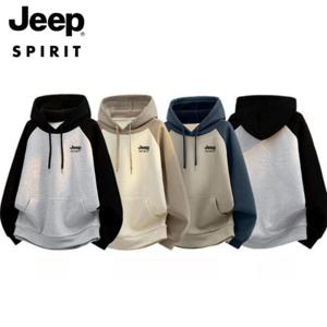 JEEP SPIRIT 남성 빅사이즈 스탠다드핏 후드티 루즈핏 아우터