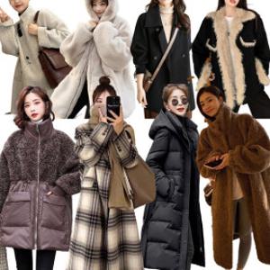 겨울신상 자켓  점퍼 후리스 뽀글이 코트 클래식 빅사이즈 출근룩 오버핏 더블버튼 캐주얼 에코퍼코트