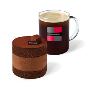 (투썸플레이스) 파베 초콜릿 케이크 (쁘띠) + 아메리카노 R