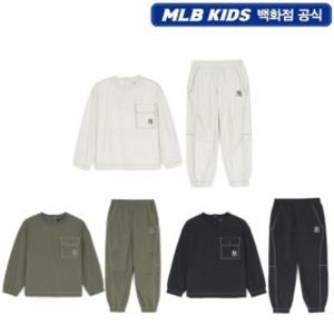 (MLB키즈)(광주신세계)신세계광주(단독)25SS 베이직 아웃도어 우븐 맨투맨 세트 (3color) 7AS2B0151
