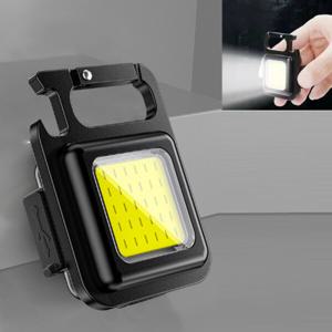 휴대용 LED 후레쉬 충전식 미니랜턴 손전등 자석 캠핑