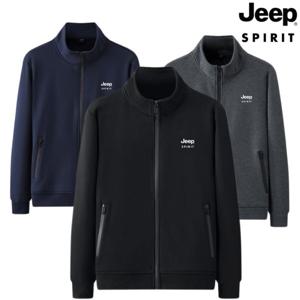 JEEP SPIRIT 봄 가을 남성 트레이닝 자켓 트랙 유니폼 집업 점퍼