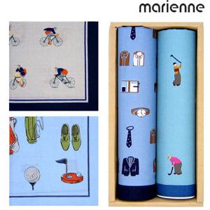 브랜드 손수건 모음 마리엔느 마리끌레르 4매 6매 여자 남자 면 손수건