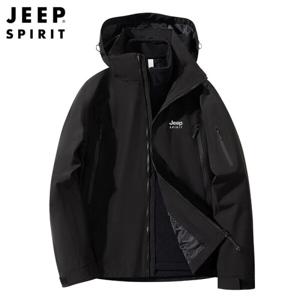 JEEP SPIRIT 남성 겨울 아웃도어 점퍼 방수 방풍 플리스 아우터