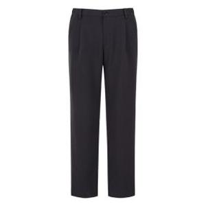 폴햄 남성 기모안감 원턱 릴렉스 밴딩 슬랙스_PHE4PP1030