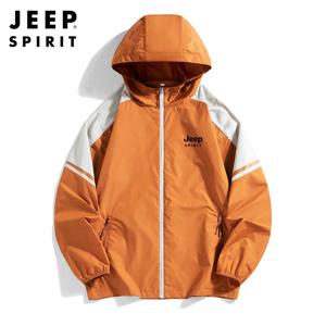 JEEP 지프 남녀 공용 봄가을 바람막이 자외선차단 점퍼