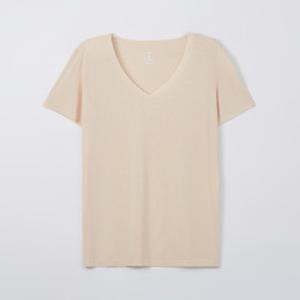 COMFORT 남성 심리스 브이넥 반팔티_SPMRFA9A11