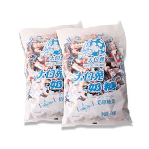 따바이투 상하이 토끼캔디 500g x2개 / 오리지널 밀크 카라멜 중국사탕 누가 유가