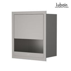 루바인 매립 휴지걸이 커버 WMPC02SH 실버 헤어라인