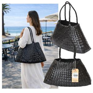 공식수입정품/드래곤디퓨전 8892 산타크로체 빅 여성 토트백 숄더백 black/dark brown