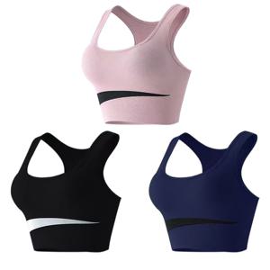 여성 스포츠 브라 노와이어 빅사이즈 편안한 브라 3p