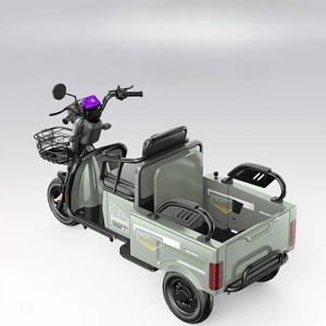 J2K 3륜 전기자전거 접이식 전기 농업용 화물 운반차