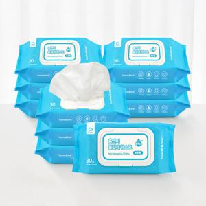 물걸레청소포 표준형 300매 청소물티슈 캡형 (30매X10팩) (학교/사무실/비품/대용량)