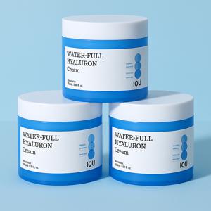 아이오유 워터풀 히알루론산 수분 크림 300ml 1+1+1 / 대용량 수분 보습 진정 미백 주름개선 화장품