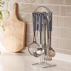 한샘몰X주은 주방용품 클로이 그레이 스텐 키친툴 7p