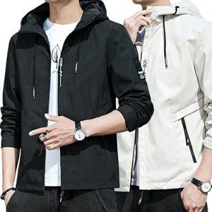 남성 러닝 등산 골프 경량 후드 남자 바람막이 자켓