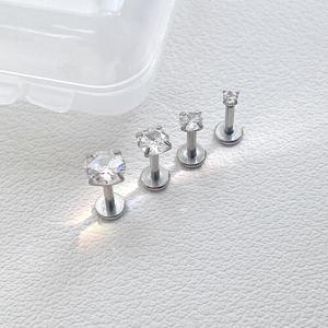 젤루나 (4p+케이스) 써지컬 라블렛 인터널 큐빅 피어싱 P-10