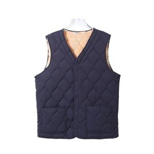 남성 옴므 방한 방풍 나일론 퀼팅 융털기모 안감 보온 이너 패딩 조끼 겨울 이너웨어 (2장이상추가할인)