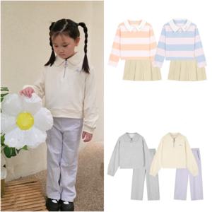 (네파키즈)(신세계타임스퀘어점패션관)새학기 스타일도 실용성도 굿  여아 상하세트 모음 4종 택 1