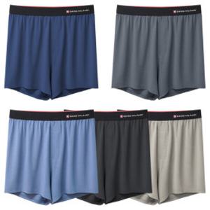 스위스밀리터리 모달 스판 남자 트렁크 사각 팬티 5종세트