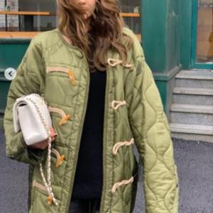 남여공용 패딩 떡볶이 깔깔이 집업 밀리터리 양면 자켓 퀄팅 누빔