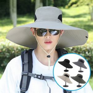(1+1) 챙넓은모자 등산모자 벙거지모자 캠핑모자 낚시 여성 남성 여름 모자 총2개 세트