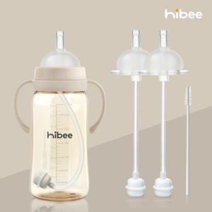 하이비 1단계 추빨대 2P 더블하트 모윰 호환 젖병빨대 100%국내제조