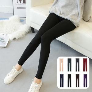 여성 기모레깅스 겨울 타이즈 쫄바지 무발 9부 레깅스 OFS-LG2745
