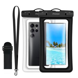 IPX8 인증 에어쿠션 4중 잠금 스마트폰 방수팩 대형 + 스트랩 암밴드 워터밤 워터파크