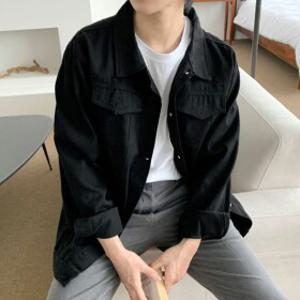 남자 청자켓 생지 연청 데님 자켓 봄 가을 캐주얼