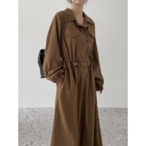 클루이가넷 / 카라넥 허리스트링 롱원피스