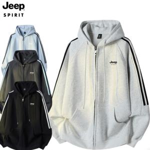 JEEP SPIRIT 여자후드집업 오버핏 데일리 빅사이즈 여성 간절기 재킷 외투