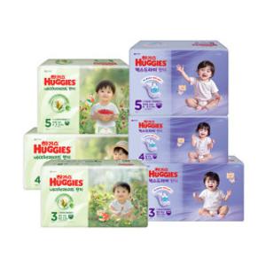 하기스 네이처메이드/맥스드라이 공용 팬티 기저귀 4팩 모음전 2025