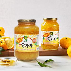 맛연구소 지역의 맛 두원농협이 지켜낸 산지 원물의 향 고흥 유자차 2kg x 2병