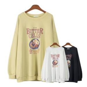 에스티아 5553 버터 루즈 맨투맨 빅사이즈